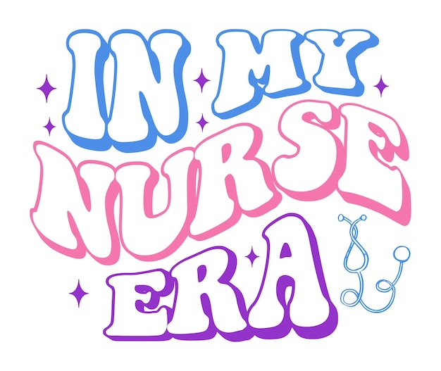 retro nurse svg design and nurse svg file