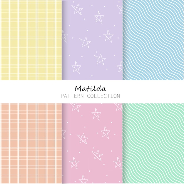 Retro pattern collection