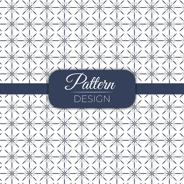 retro pattern design with organic shape modern pattern