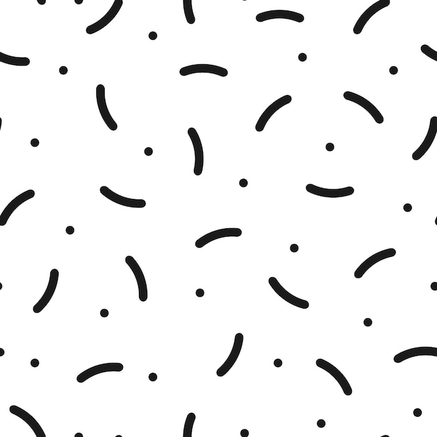 Retro pattern seamless background Fashion 8090s
