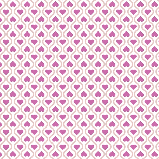 Retro pattern seamlessabstract background of valentines day the file has a transparent background