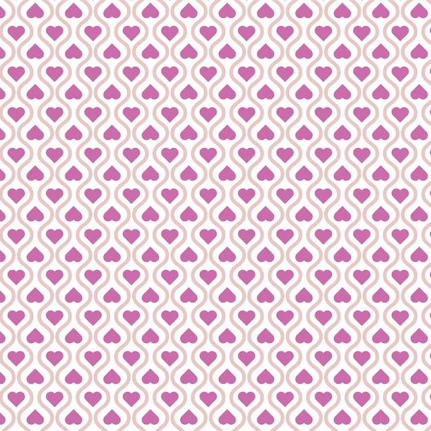 Retro pattern seamlessabstract background of valentines day the file has a transparent background