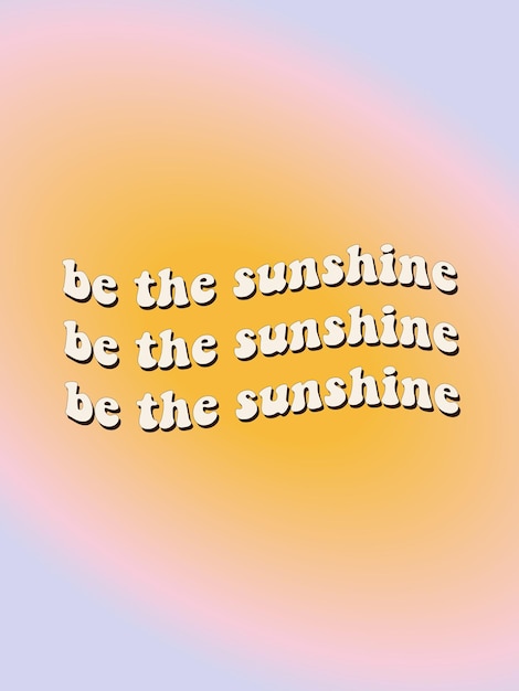 Retro poster met belettering