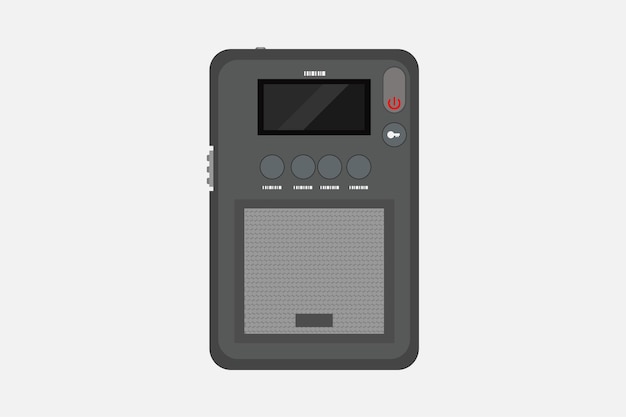 retro radio speler handheld digitaal scherm