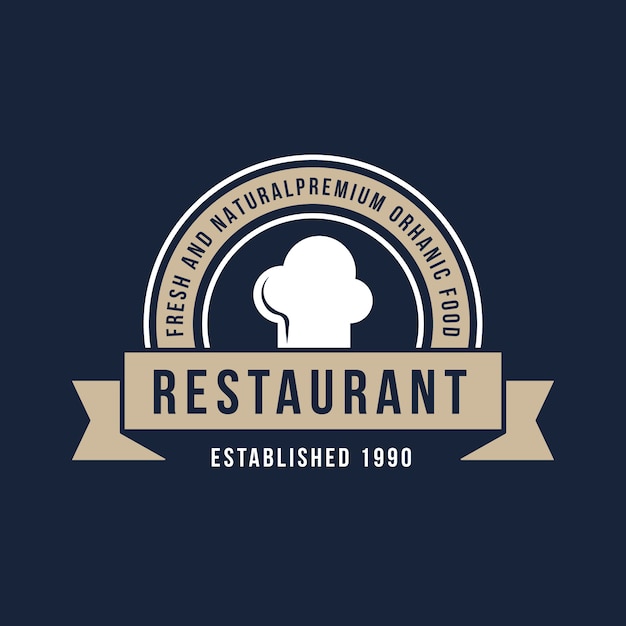 Retro restaurant logo