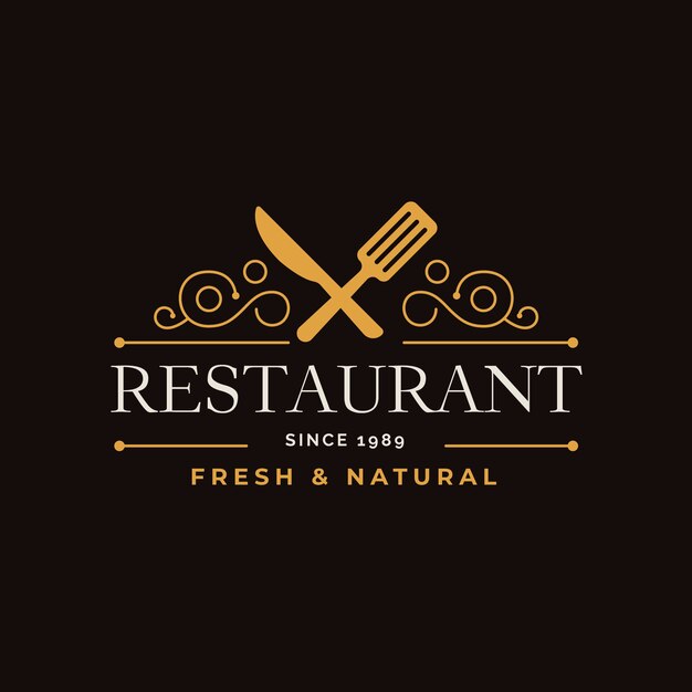 Retro Restaurant Logo