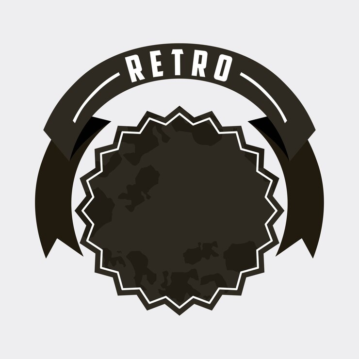 Vector retro ribbon 