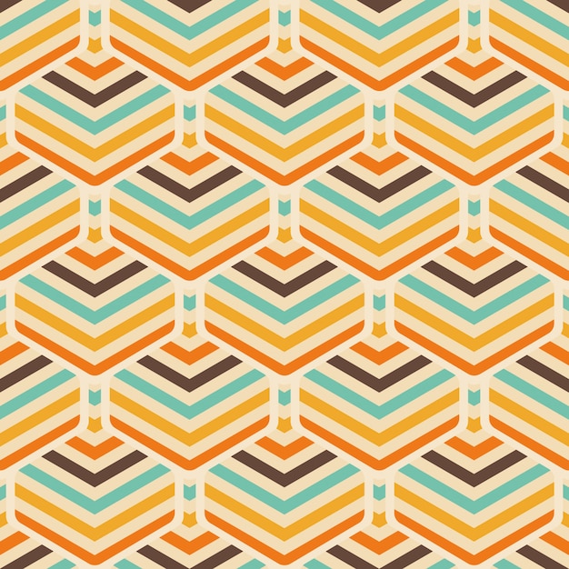 Retro seamless pattern background