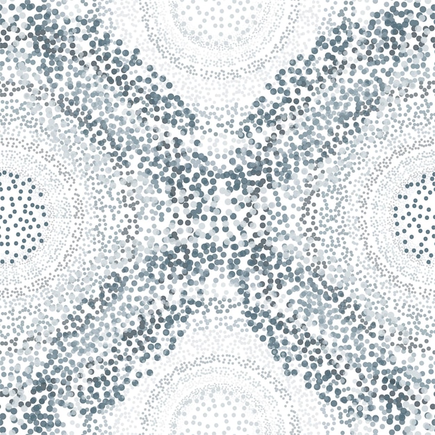 Retro Seamless Pattern with Circles