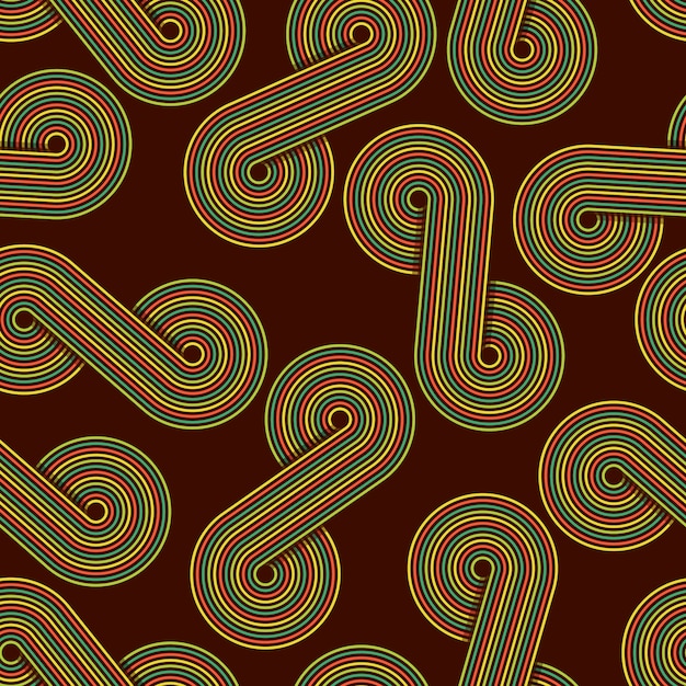 Retro seamless pattern