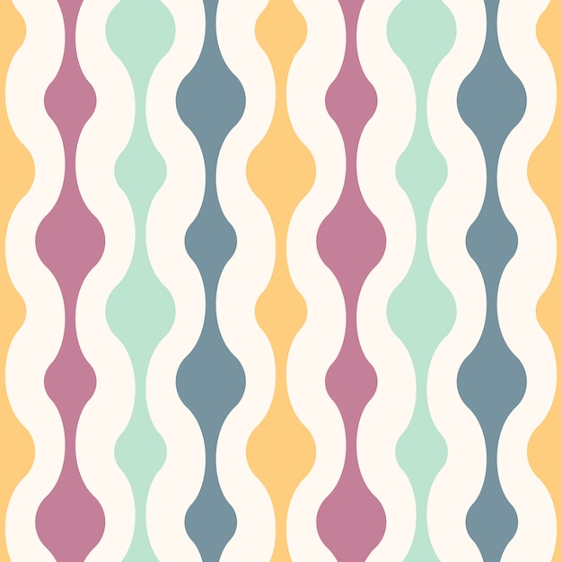 Vector retro seamless pattern