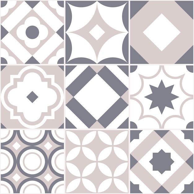 Retro seamless tile pattern.