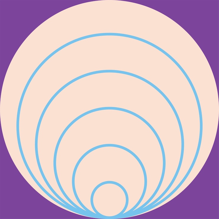 Vector retro shape badge and label templates