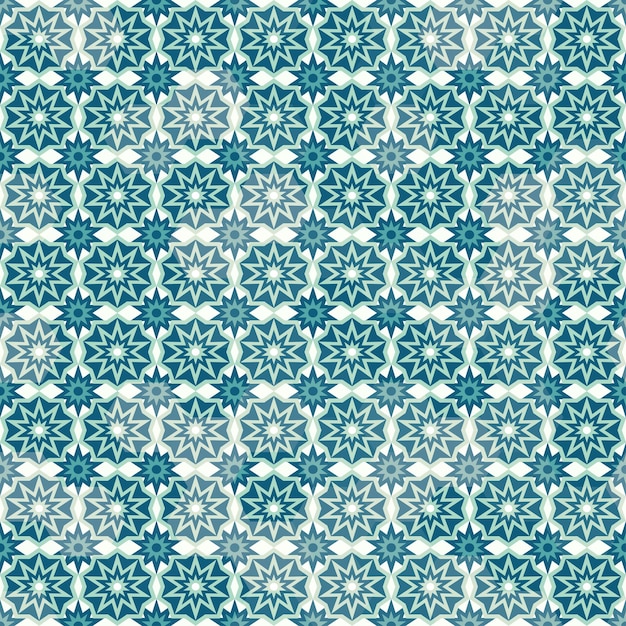 Retro snow seamless pattern