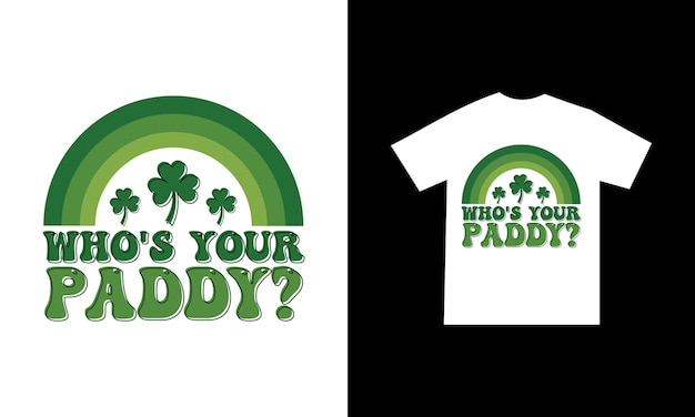 Vector retro st. patricks day sublimation or st. patricks day tshirt design