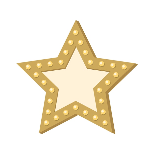 Retro star icon