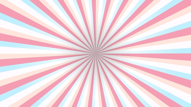 retro starburst of sunburst achtergrondpatroon met een vervaagd vintage kleurpalet