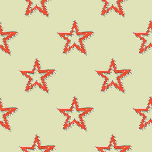 Ретро звезды узор, абстрактный геометрический фон в стиле 80-х, 90-х годов. простая геометрическая иллюстрация