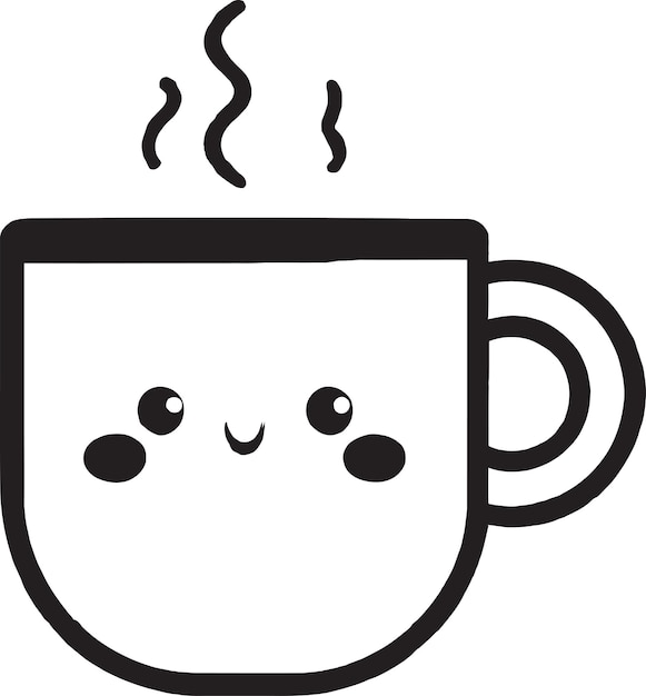 Retro Style Coffee and Tea Mug Icon