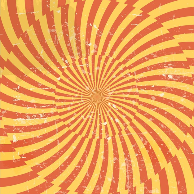 Retro style hypnotic background. vector illustration .