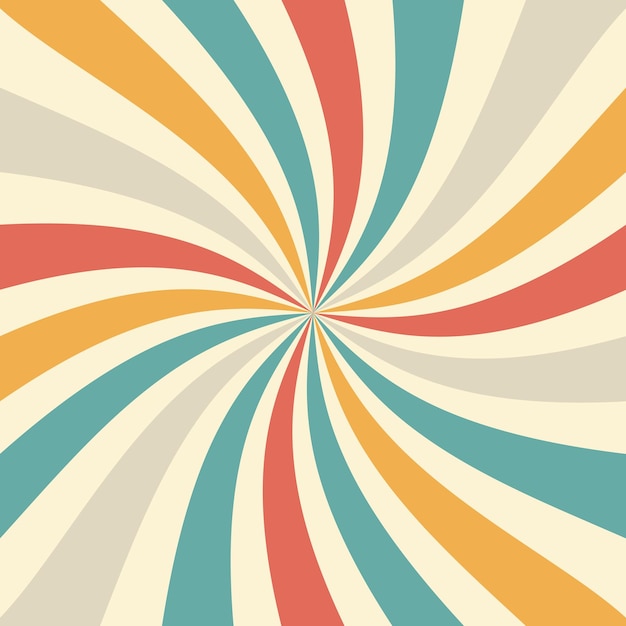 retro sunburst background