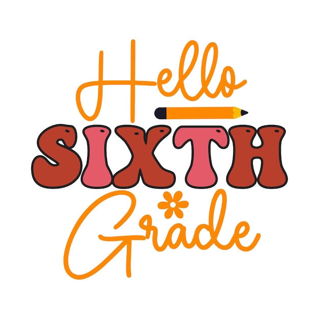 Retro Teacher SVG Design