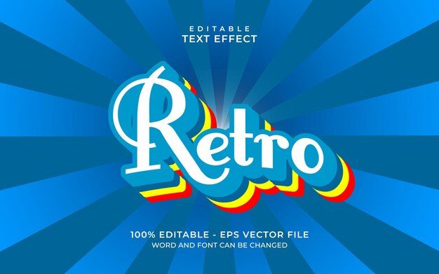 Retro teksteffect