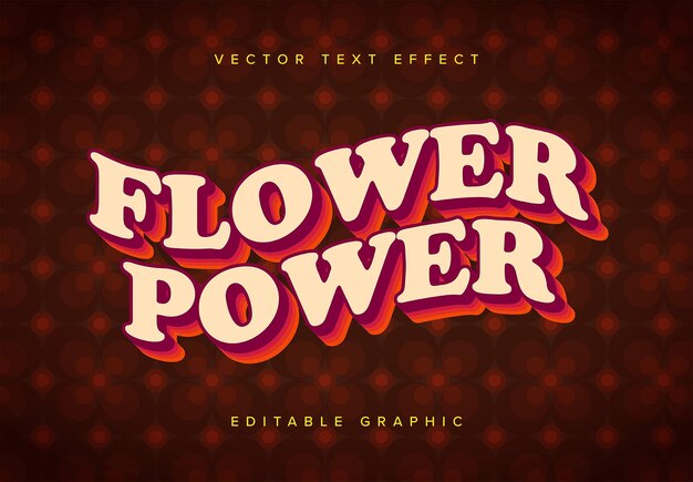 Vector retro text effect mockup