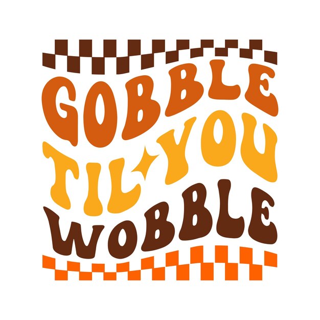 Retro Thanksgiving SVG Design