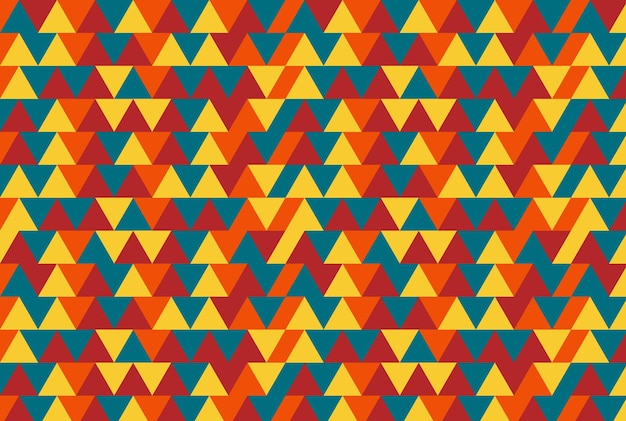 retro triangle pattern 01