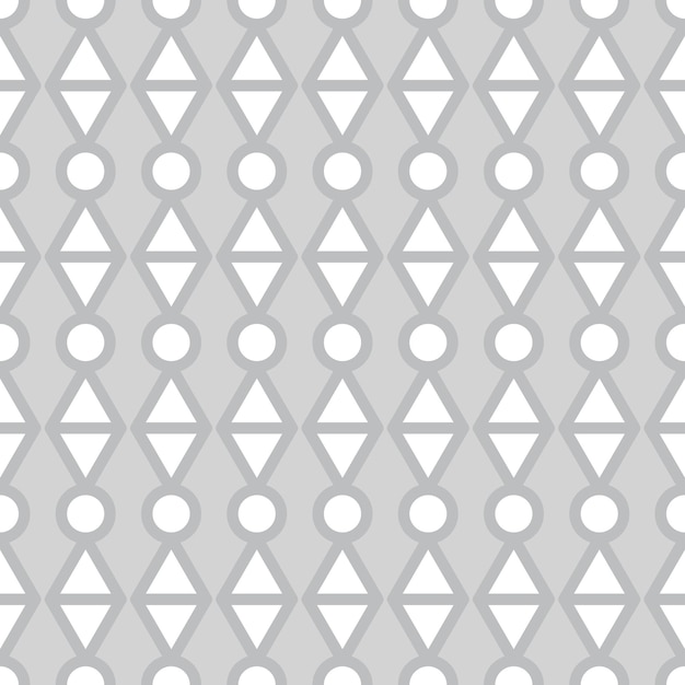 Retro triangles and dots seamless pattern background