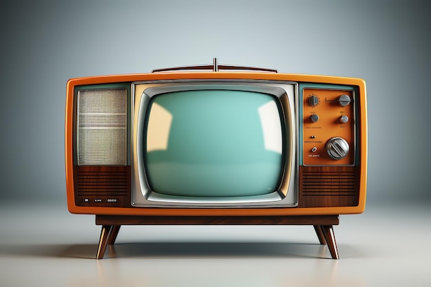 Vector retro tv vector illustration