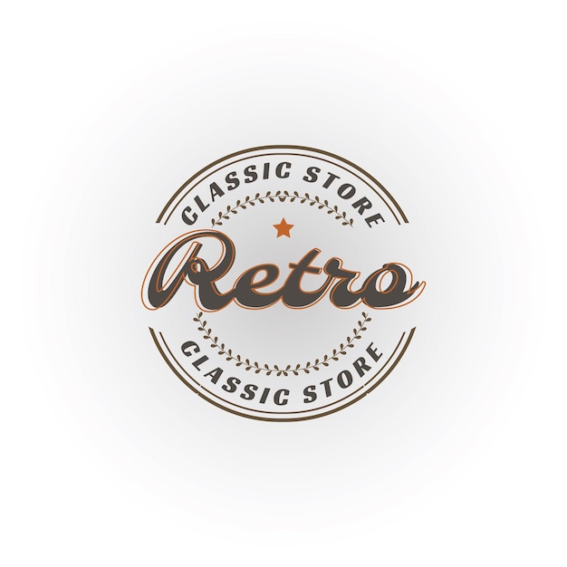 Retro typography for tshirt print apparel fashion design vector illustration