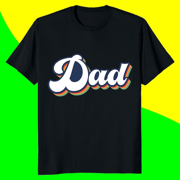 Retro vader T-shirtontwerp