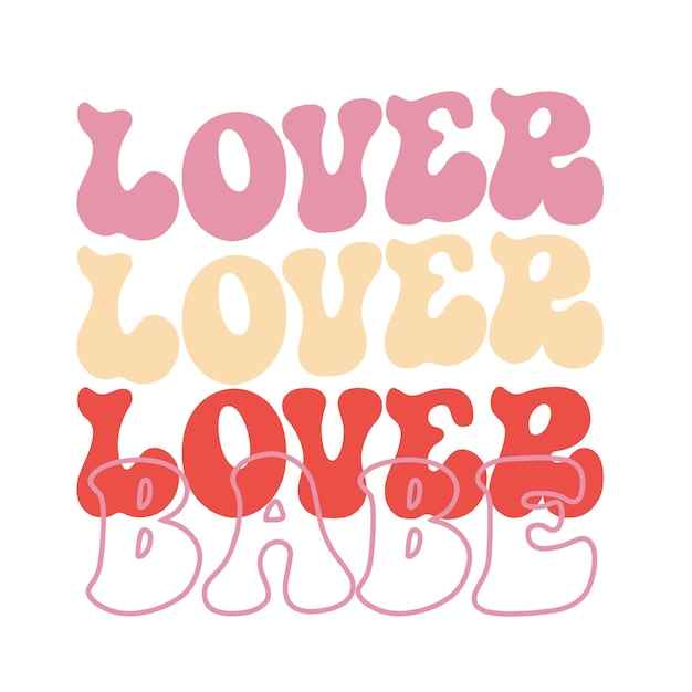 Retro valentine's day svg design and valentine's svg cut files