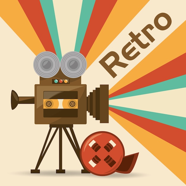 retro video camera short film