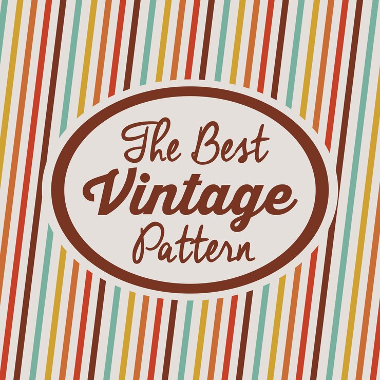 Vector retro and vintage background design