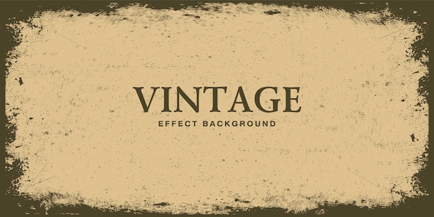 Vector retro vintage background with grunge texture