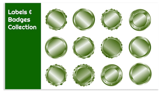 Retro vintage badges set vector collectie set