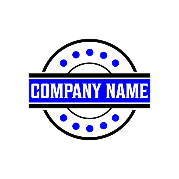 Vector retro vintage company logo