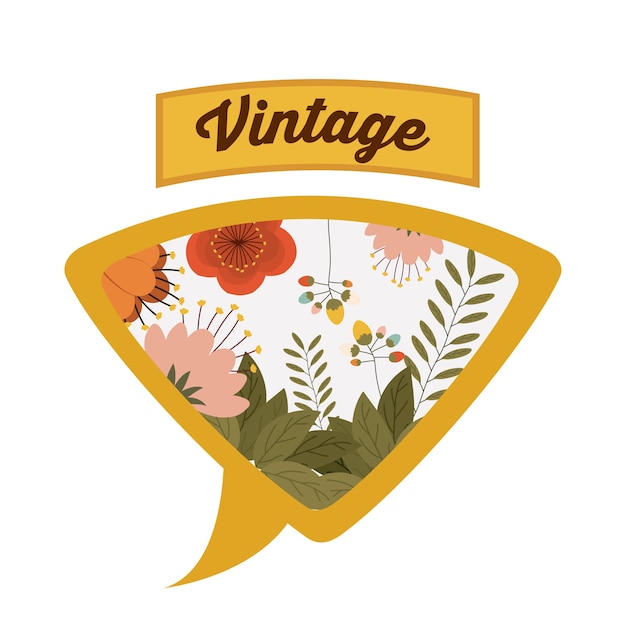 Retro and vintage label design