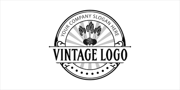 retro vintage logo design