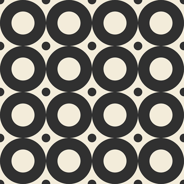 Retro vintage seamless vector geometric pattern. 70s retro print for fabric cover background