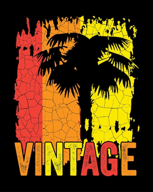 Retro Vintage tshirt design vintage tshirt design