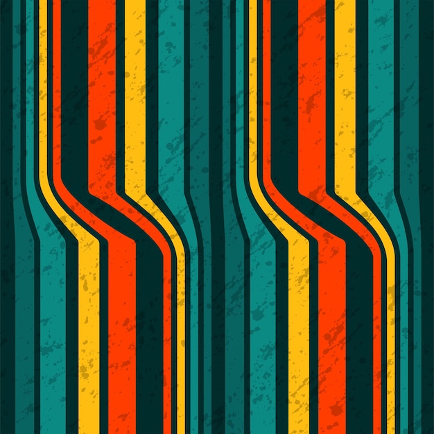 Retro wallpaper with vertical lines