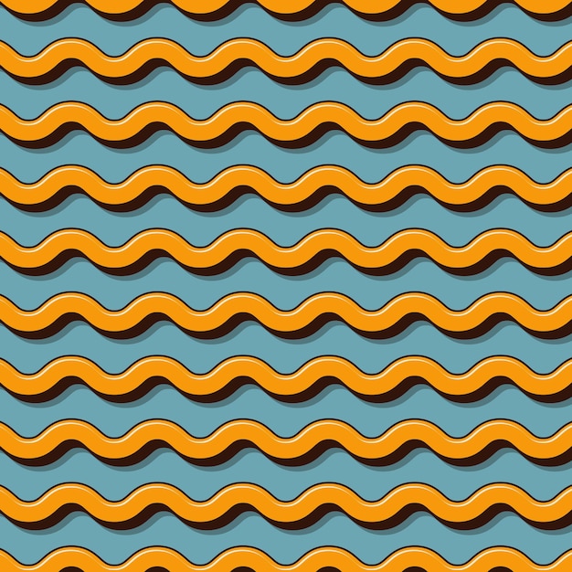 レトロな波のパターン、80年代、90年代のスタイルの抽象的な幾何学的な背景。幾何学的な簡単な図
