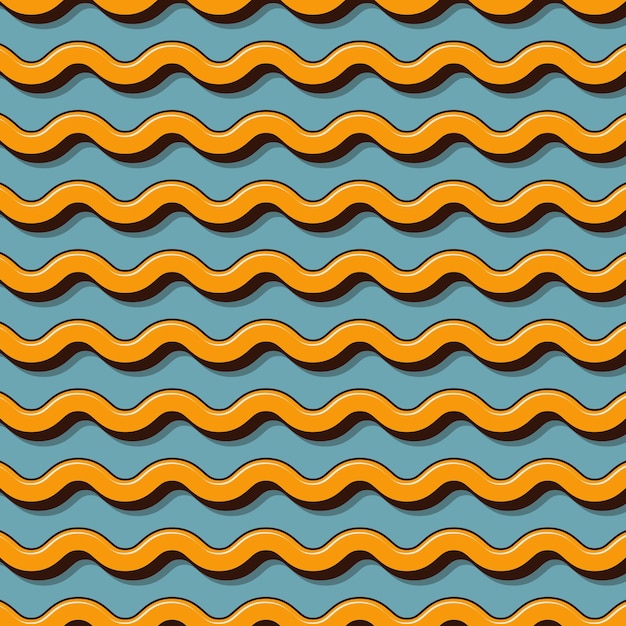 Retro waves pattern, abstract geometric background in 80s, 90s style. Geometrical simple illustration