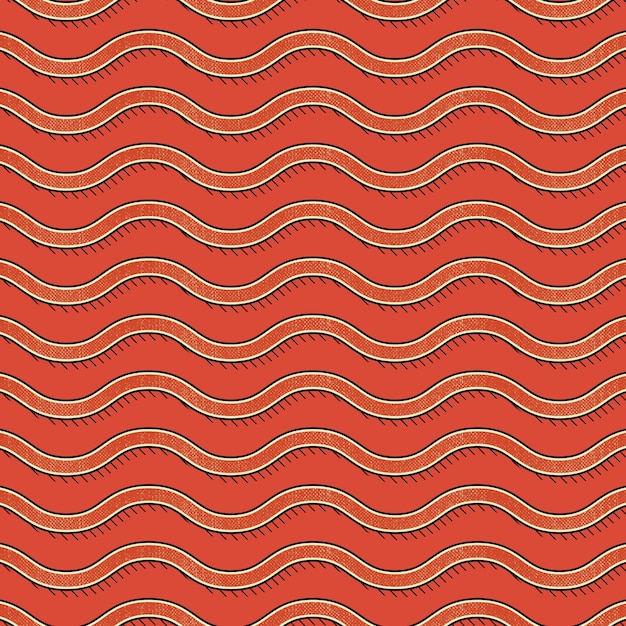 Retro waves pattern, abstract geometric background in 80s, 90s style. geometrical simple illustration