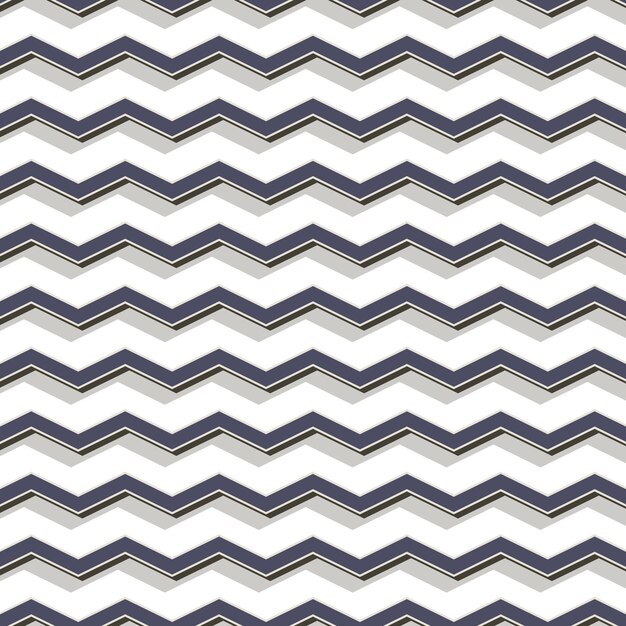 Retro zigzag pattern, abstract geometric background in 80s, 90s style. Geometrical simple illustration