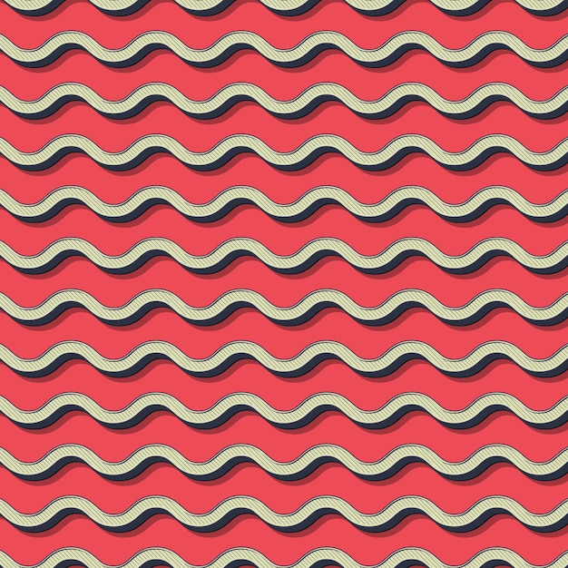 Retro zigzag pattern, abstract geometric background in 80s, 90s style. Geometrical simple illustration